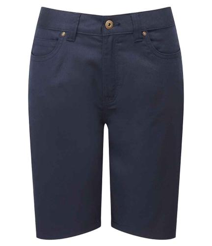 Premier Ladies Performance Chino Shorts - NAV - 22